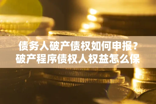 济南债务人破产债权如何申报？破产程序债权人权益怎么保障？