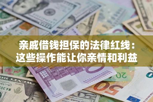 济南亲戚借钱担保的法律红线：这些操作能让你亲情和利益两不误