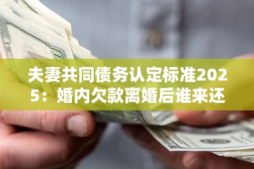 济南夫妻共同债务认定标准2025:婚内欠款离婚后谁来还? 济南夫妻共同债务认定标准2025:婚内欠款离婚后谁来还?