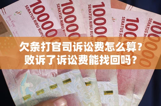 济南欠条打官司诉讼费怎么算？败诉了诉讼费能找回吗？
